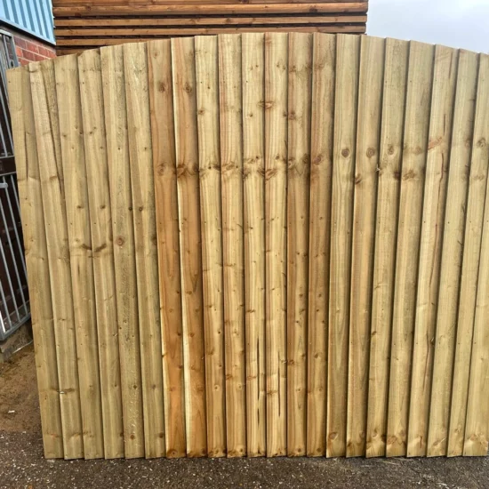 Fully Framed Arched Fence Panel