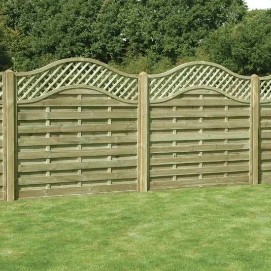 Omega Lattice Top Fence Panel