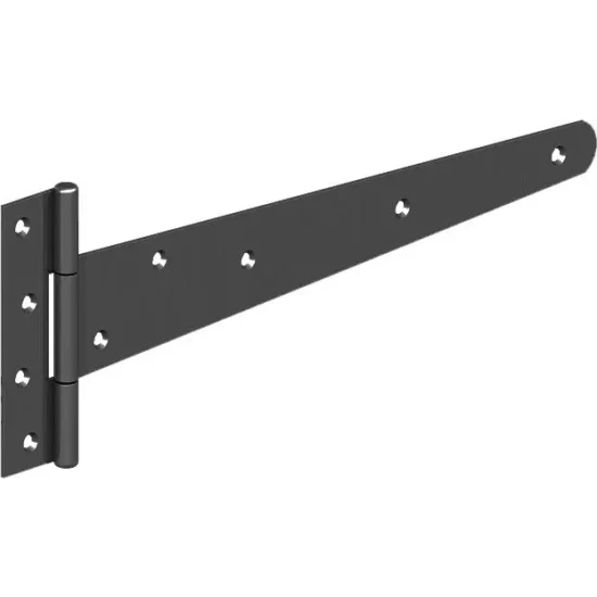 GateMate - Black Tee Hinges (2 pack)