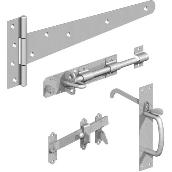 GateMate - Galvanised Suffolk Latch Kit