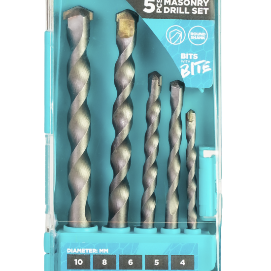 Masonry Drill Bit Set (5pcs)