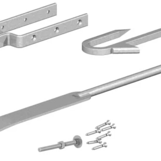 Spring Fastener Set with Staple Catch