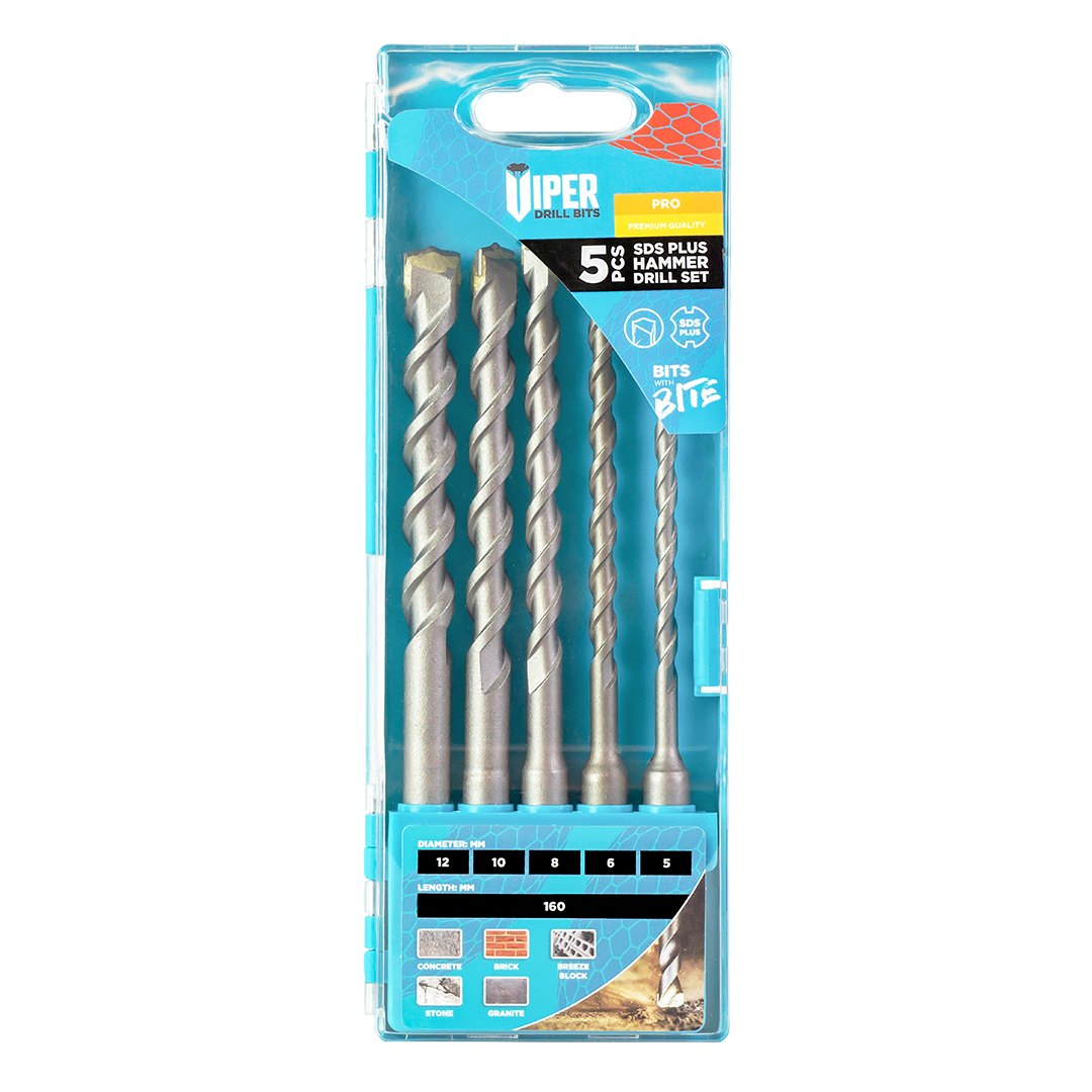 SDS Hammer Drill Bits Set (5pcs)
