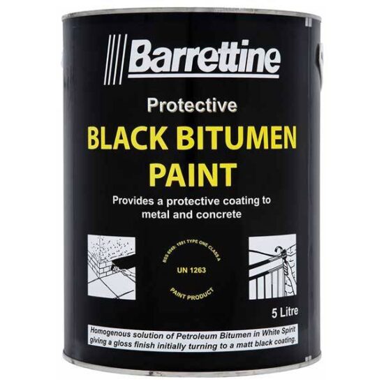 Black Bitumen Paint 5L
