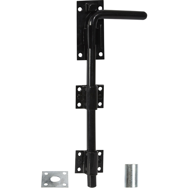 GateMate Drop Bolt- Black