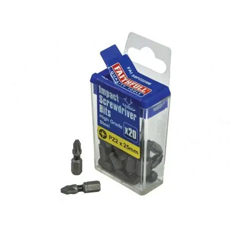 Faithfull PZ2 Screwdriver Bits